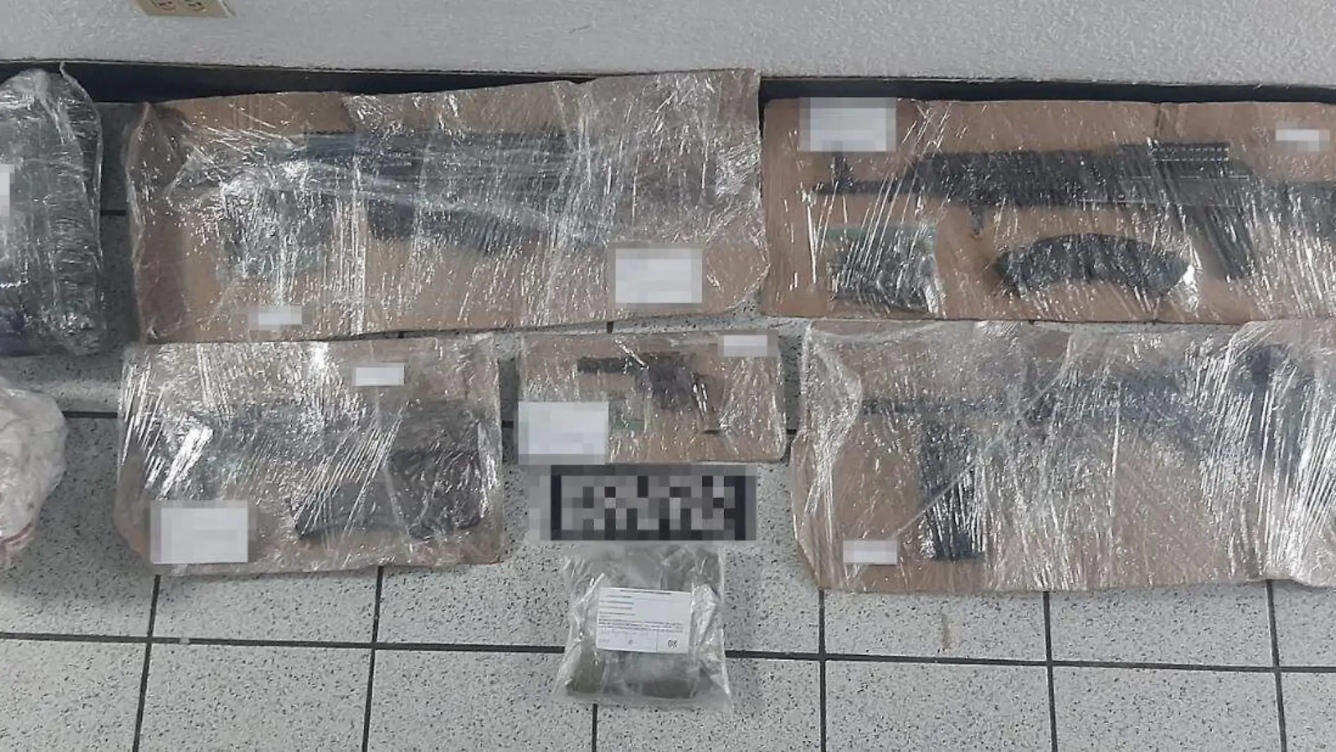 Armas confiscadas en Sonora 